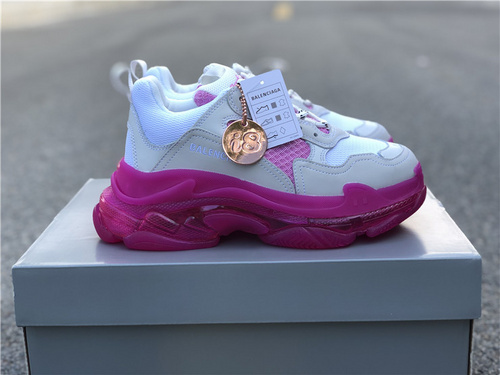 Paris_ air cushion dad_ women_s shoes_ white pink color_ full code shipment 36--39-1d68dfd4